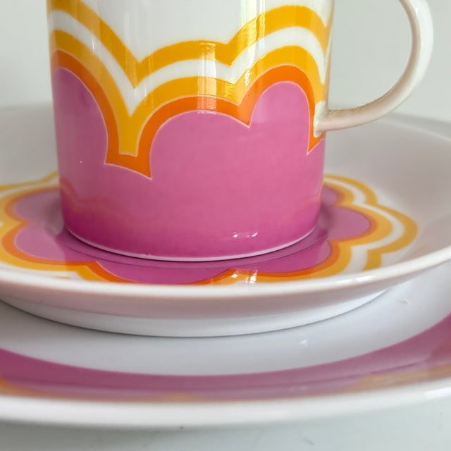 Coffee Set by Hans-Theodor Baumann for Rosenthal Germany, 1970, Set of 3, in Flawless conditions. Designed 1970 to 1979...