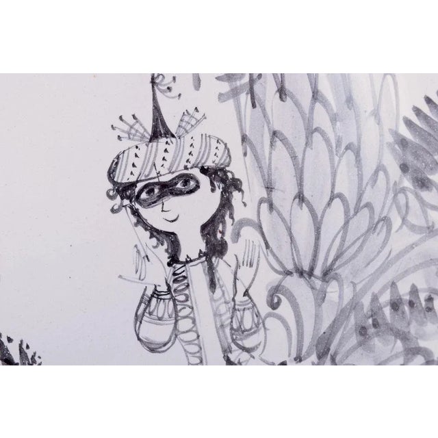 1950s Large Earthenware Bowl from Bjørn Wiinblad, 1950 For Sale - Image 5 of 8