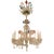 Antique Venetian Glass Multi-Colored Chandelier With 12 Lights For Sale
