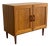 Teak Two-Door Compact Storage Cabinet With Interior Shelving Danish Mid-Century Modern 1960s For Sale