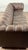 Vintage 1980's Brown Leather Sofa For Sale In Los Angeles - Image 6 of 8