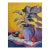 Still Life Vase Fruit Plant - Contemporary Oil on Canvas Original Painting by Paul Scaturro For Sale