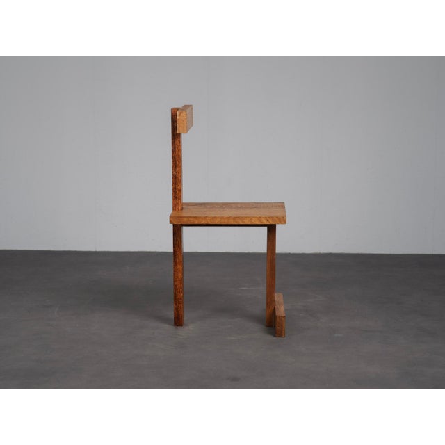 1960s Vintage T-Back Chairs in Oak, 1960s, Set of 2 For Sale - Image 5 of 11