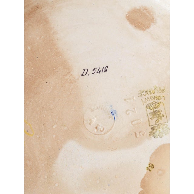 Vintage French Art Deco Cloisonné Enamel Bowl with Daisies from Manufacture Des Emaux De Longwy, 1930 For Sale - Image 11 of 13