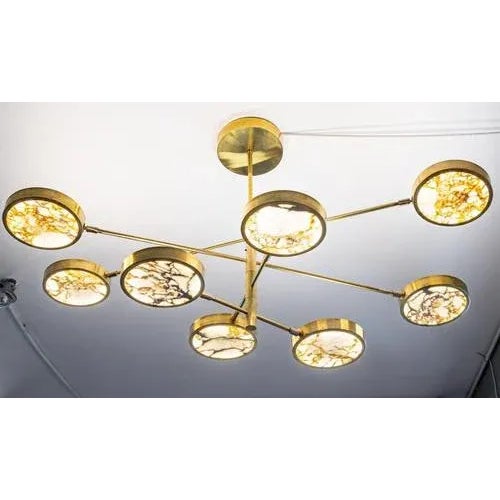 Mid-Century Modern Solar System Chandelier by Silvio Piattelli For Sale - Image 3 of 13