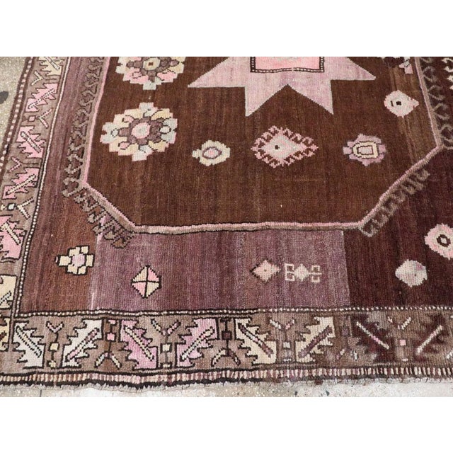 Textile Galerie Shabab Collection Mid-20th Century Turkish Anatolian Room Size Carpet For Sale - Image 7 of 10