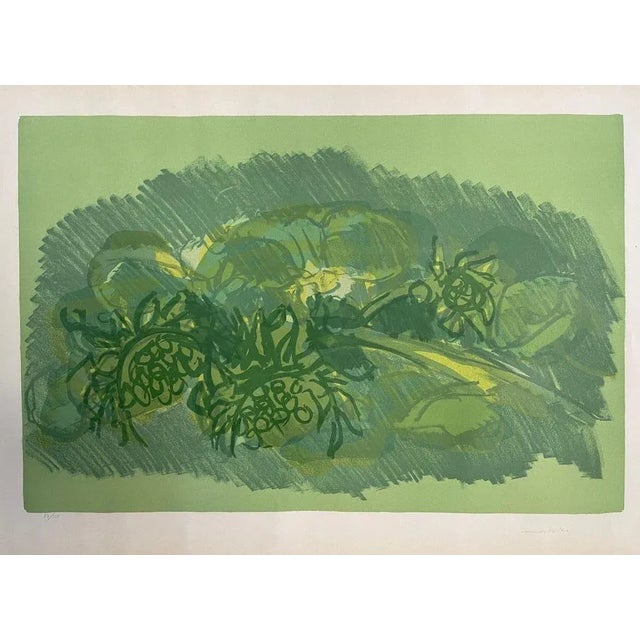 Ennio Morlotti, Sunflowers, 1975, Lithograph For Sale - Image 7 of 7