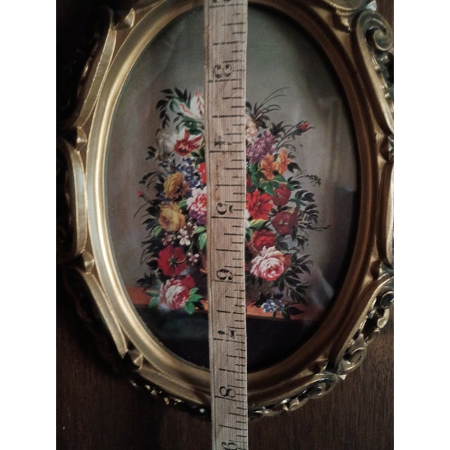 Ebony Vintage Floral Frames For Sale - Image 8 of 10