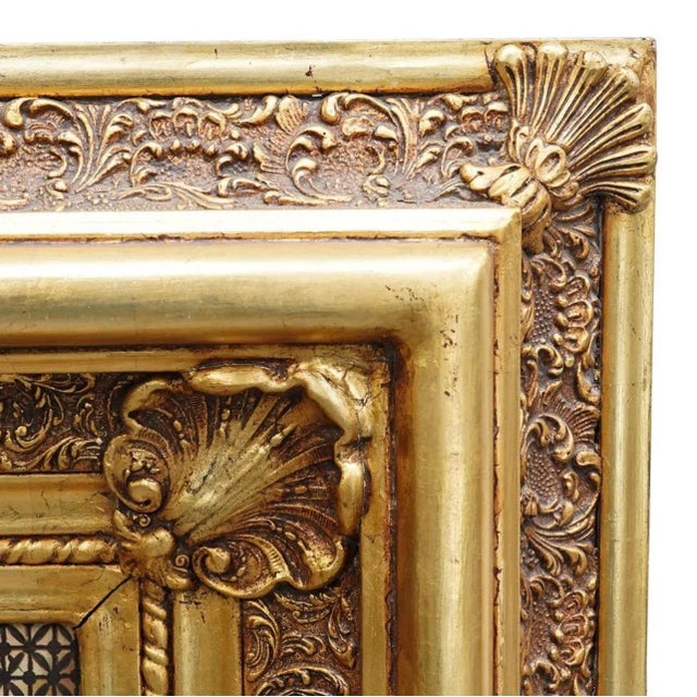 Red Salah Walie Large Embellished Giclee on Canvas For Sale - Image 8 of 9