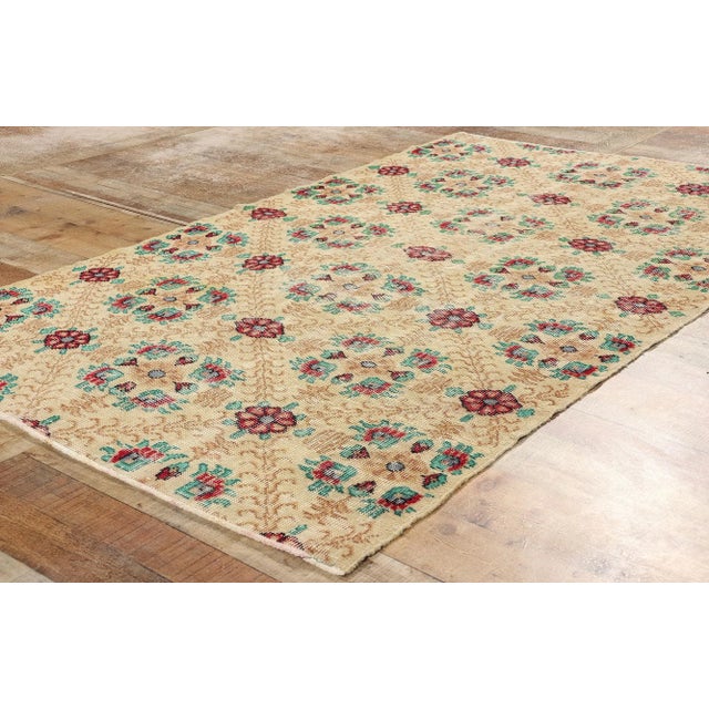 Textile Vintage Turkish Sivas Rug - 03'11x 06'09 For Sale - Image 7 of 9