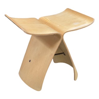 Sori Yanagi for Tendo Mokko Butterfly Stool, Vintage For Sale