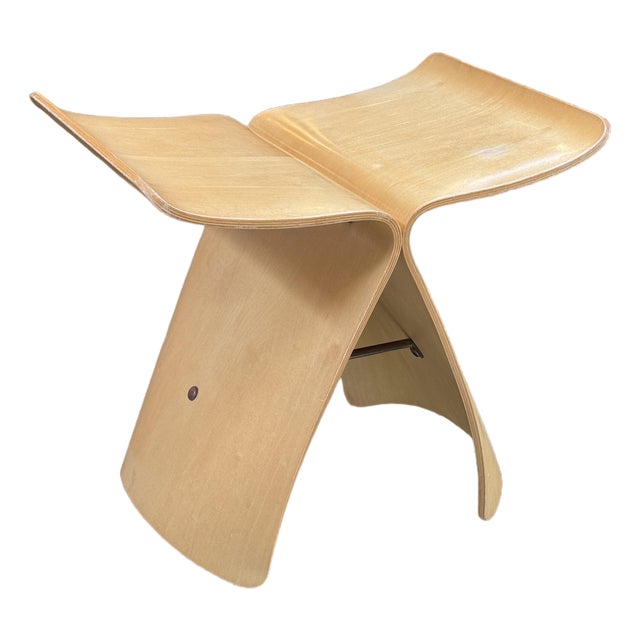 Sori Yanagi for Tendo Mokko Butterfly Stool, Vintage For Sale