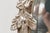French Mid 20th Century Louis XVI Style Round Gilt Wood and Gesso Mirror With Silver Leaf Finish For Sale - Image 3 of 5