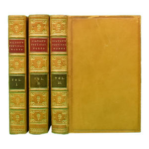 "The Poetical Works of John Milton: Volumes I-Iii" 1853 Milton, John