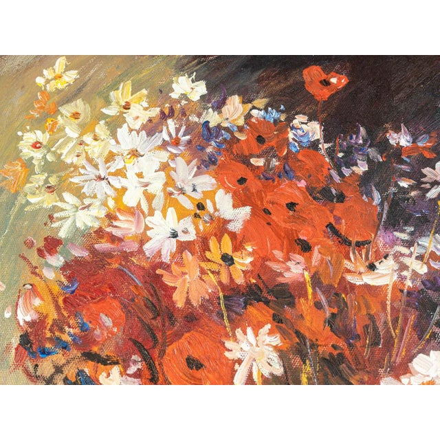Bouquet, Oil on Canvas, Framed For Sale - Image 7 of 13