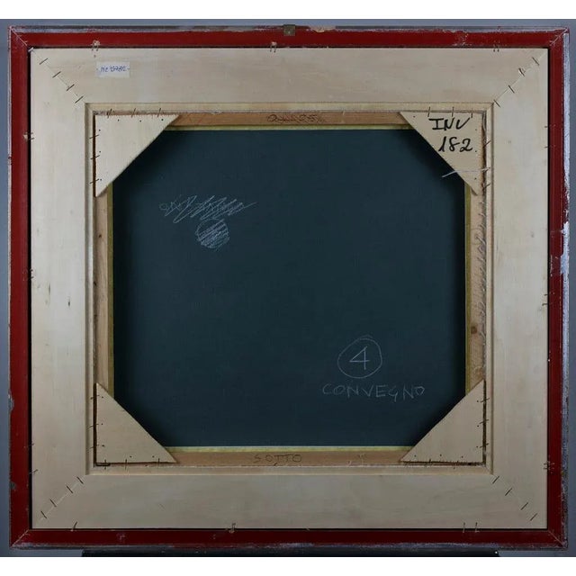 Contemporary Leo Guide, Meeting, Mixed Media, 1997 For Sale - Image 3 of 4