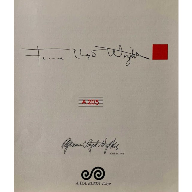 Modern Frank Lloyd Wright Lithograph #’ed Limited Ed. "Gordon Strong Planetarium" For Sale - Image 3 of 8