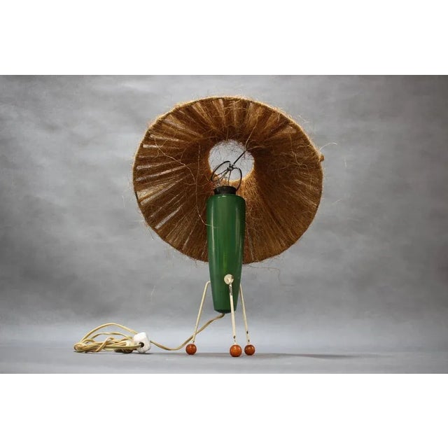 - MId-Century Table Lamp, Czechoslovakia, 1950s, - made of metal and bakelitte, - shows signs of wear and age (scratches,...