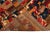 Beautiful Vintage Moroccan wool rug with a tan field. This piece has multi-colored accents in an all-over abstract design....