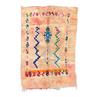 Moroccan Multicolor Boujaad Rug For Sale