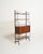 Metal Bookcase with Teak Storage Compartment, 1950s For Sale - Image 11 of 11