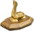American Mid 20th Century Handmade Americana Brass Seal-on-Dispaly Accent For Sale - Image 3 of 9