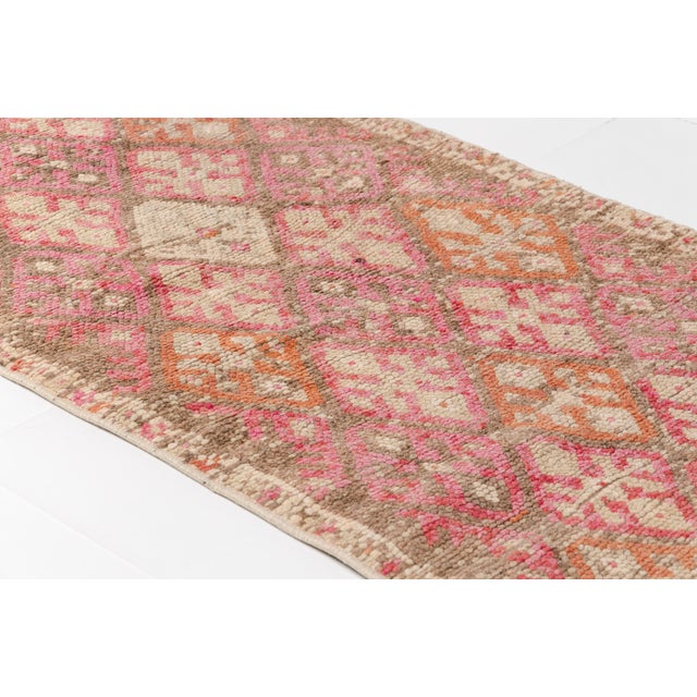 Extra Long Vintage Turkish Hallway Runner For Sale - Image 4 of 9
