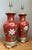 Late 20th Century Vintage Hand Painted Glazed Ceramic Lamps - A Pair For Sale - Image 5 of 12