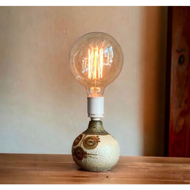 Erika Table Lamp in Ceramic by Noomi Backhausen & Poul Brandborg for Søholm For Sale - Image 6 of 7