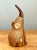 Wood Vintage Shanghai Weave Rattan Elephant For Sale - Image 7 of 12