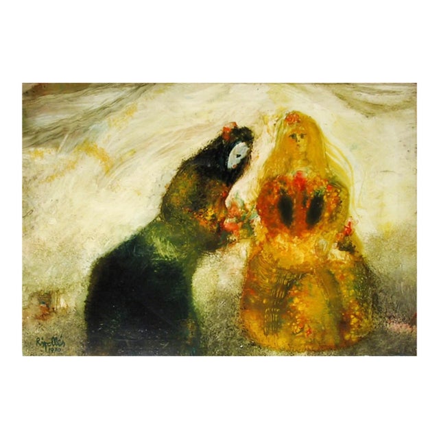 Juan García Ripollés, Conversation, Oil Painting For Sale