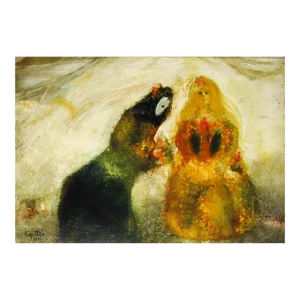 Juan García Ripollés, Conversation, Oil Painting