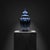 Ceramic Handmade Ceramic Shah Vase (30cm) Royal Cobalt Blue Background Floral Temple Jar For Sale - Image 7 of 7