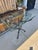 Vintage Giacometti Style Iron Branch Table With Glass Top For Sale - Image 4 of 5