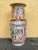 Vintage Famille Rose Vase and Hand Painted in Pastels With Heavy Gold Accents For Sale - Image 9 of 11