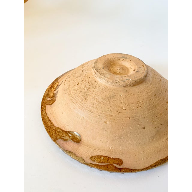 Mid 20th Century Mid Century Burnt Sienna Glazed Moroccan Bowl For Sale - Image 5 of 10