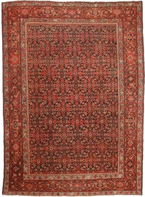 Antique Persian Mahal Rug - 10' X 13'10"
