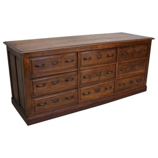 French Oak Apothecary Cabinet, 1930s For Sale