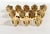 Vintage Heyco Brass Pineapple Napkin Rings – Set of 12 For Sale - Image 4 of 12