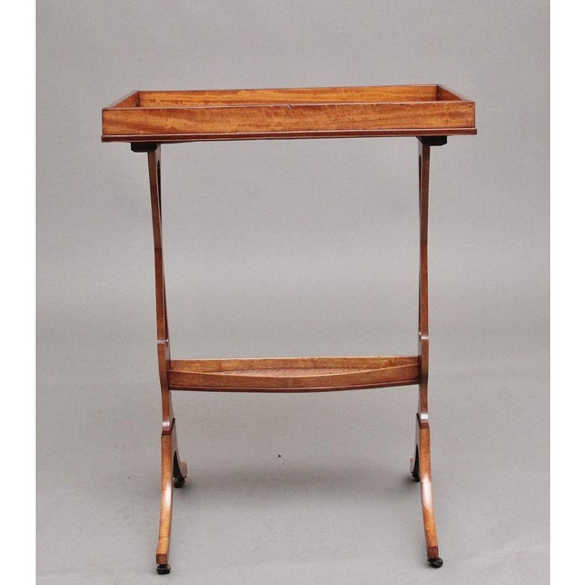 Early 19th Century 19th Century Sheraton Revival Satinwood Serving Table, 1830s For Sale - Image 5 of 14