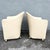 This pair of vintage postmodern club chairs by Thayer Coggin combines sculptural form with effortless mobility. Each...