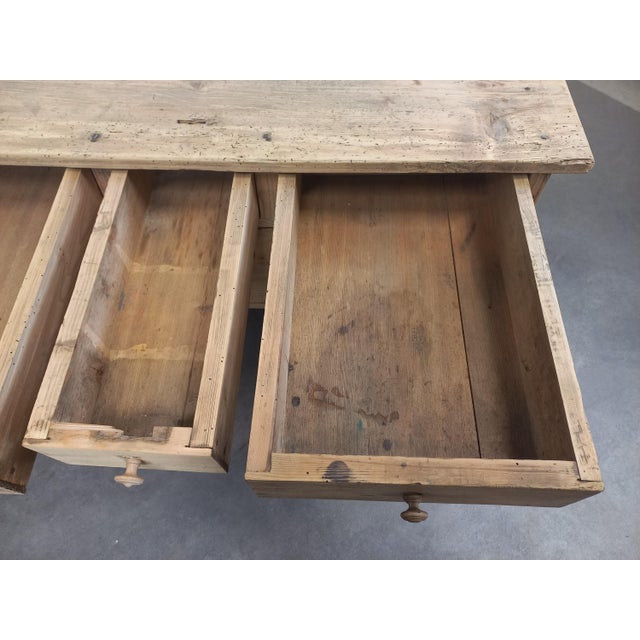 Small Fir Shop Bench, 1890s For Sale - Image 5 of 18