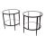 Crate & Barrel Clairemont Side Tables, Pair For Sale
