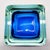 Large Square Handcrafted Ashtray or Catchall in Murano Glass, Italy, 1960s For Sale - Image 6 of 9