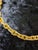 Gold 10k Yellow Gold 7 5/8 CTW Natural Diamond Designer Link Necklace, 24 In. For Sale - Image 8 of 8