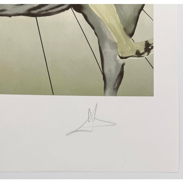 Lithograph in colors on Arches wove paper. Hand signed lower right by Salvador Dali. Hand numbered HC 28/65 lower left...