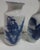 Chinese Jingdezhen Blue and White Porcelain Cabinet Vases- A Pair of 2 For Sale - Image 3 of 7