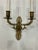 This pair of Empire style sconces date from the20’s They have been professionally rewired Solid brass Purchased at the...