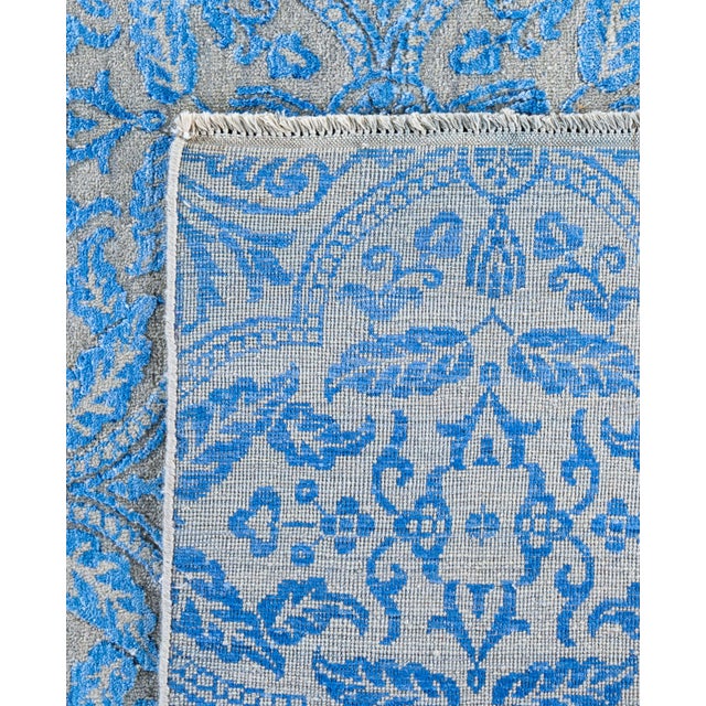 2010s Ikat, One-of-a-Kind Hand-Knotted Area Rug - Beige, 8' 2" x 10' 0" For Sale - Image 5 of 8