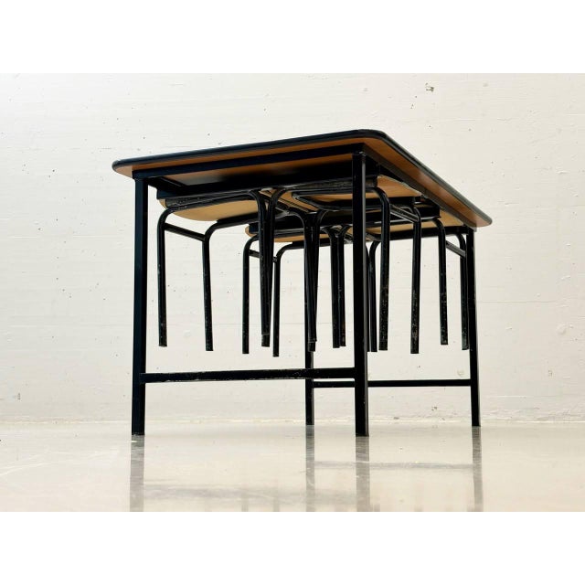 1960s Vintage Kelko Table Set with Four Stools, Switzerland, 1960s, Set of 5 For Sale - Image 5 of 18